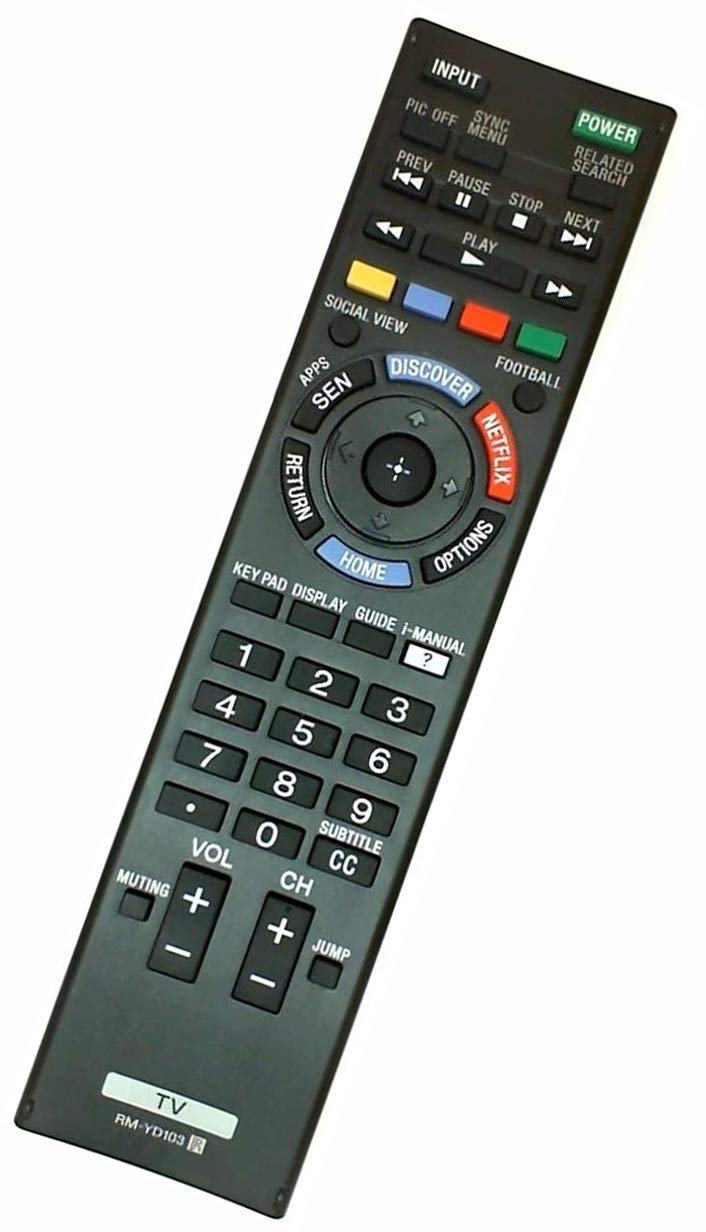 UBay Replacement for Sony RM-YD103 Smart TV Remote Control - Image 1